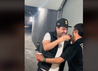 Julión Álvarez llega de sorpresa a una fiesta privada: “No dejan dormir”