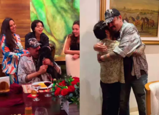 Pepe Aguilar celebra su cumpleaños con Ángela y Nodal